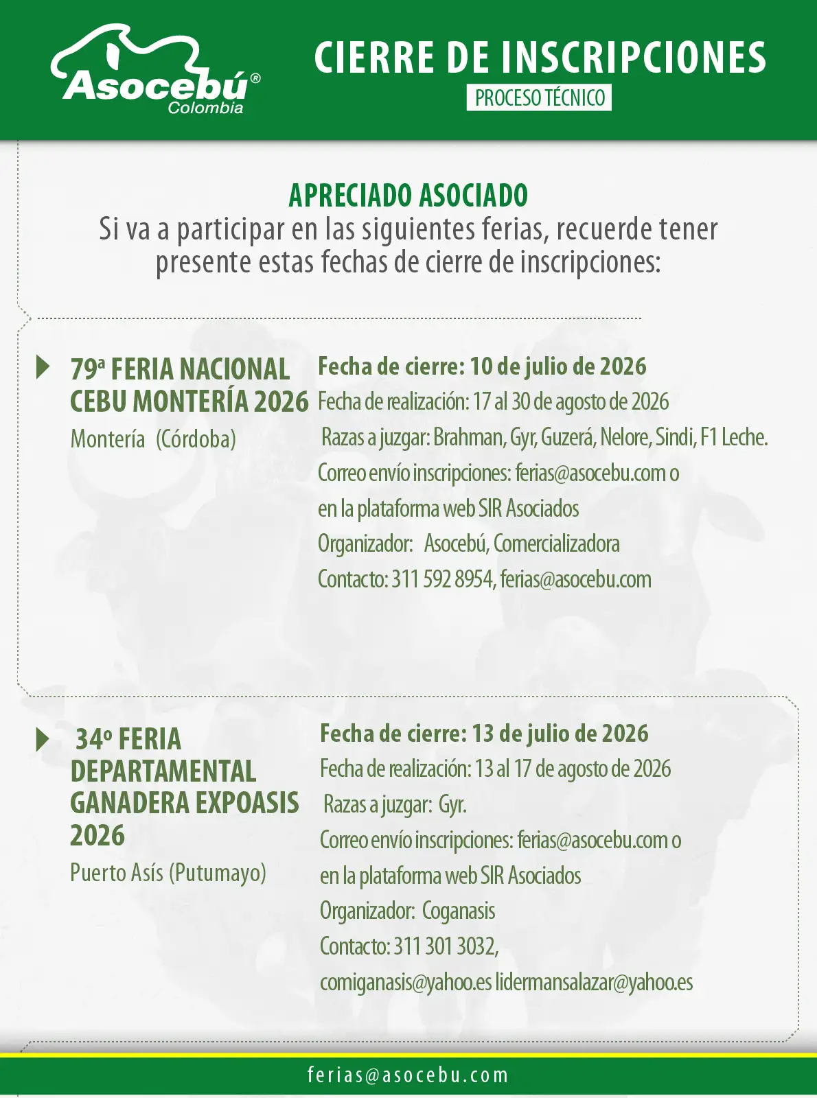 INSCRIPCIONES