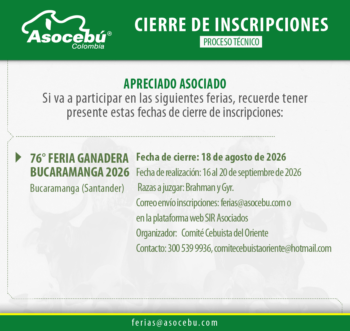 INSCRIPCIONES